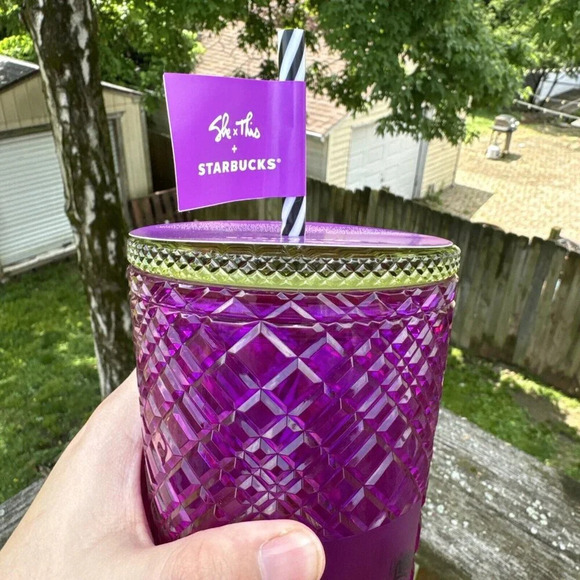 Starbucks Spring 2024 Jeweled Ombre Tumbler Venti 24oz - "She + This - Picture 6 of 6